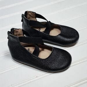 Monkey Feet Leather Ballet Flat Shoes